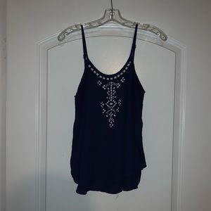 Navy Blue Tank Top - Charming Charlies
